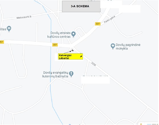 Eismo organizavimo schema Nr. 3 (ties Lėbartų kapinėmis)